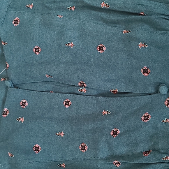 Free People | size xsmall | love grows green romper - Picture 9 of 13